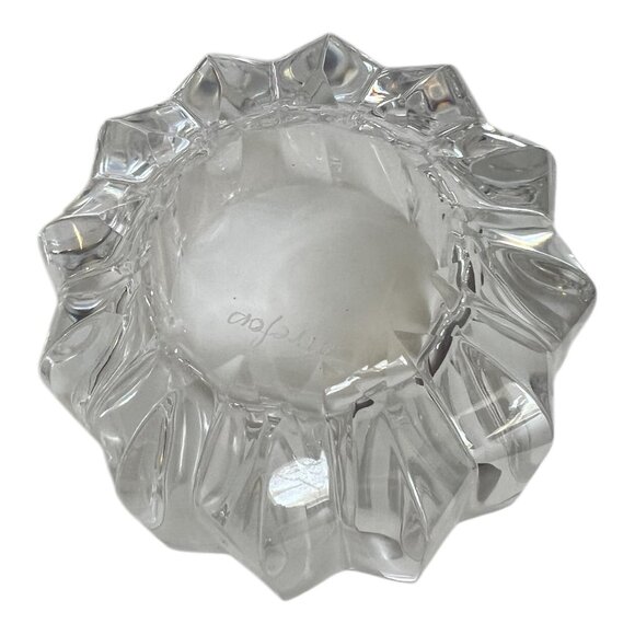 Vintage Orrefors Sweden Crystal Crown Bowl Designed By Jan Johansson - Picture 6 of 7